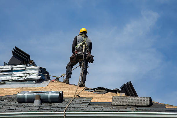 Professional Roofing technician working in Montoursville, PA